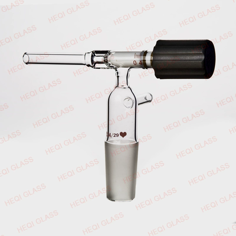 Шанхай Heyangqi производитель силы с высоким содержанием боросиликата 3.3 хроматографический клапан управления потоком стеклянный инструмент