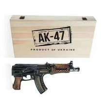 烏克蘭原裝進口優質香檳區700ml洋酒AK47木質禮盒裝白蘭地蒸餾酒
