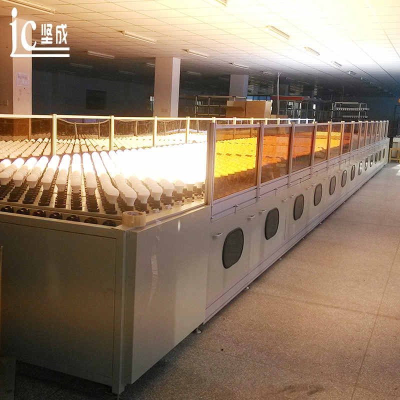 Прямые поставки с завода в Чжуншань: многофункциональная линия старения для ламп и оборудования с высоким и низким напряжением, линия производства старения.