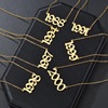 Accessory stainless steel, necklace, suitable for import, Amazon, 2019