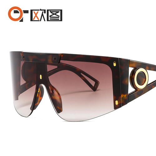 Classic Fashion Women's Sunglasses Trendy Fashion Sunglasses Large Frame Sunglasses