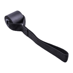 Manufacturer direct sale black fitness door strap pull band door pull strap training door pull accessories foam clip door holder