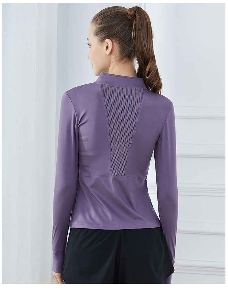 women s Quick-drying long-sleeved sports jacket nihaostyles clothing wholesale NSOUX76677