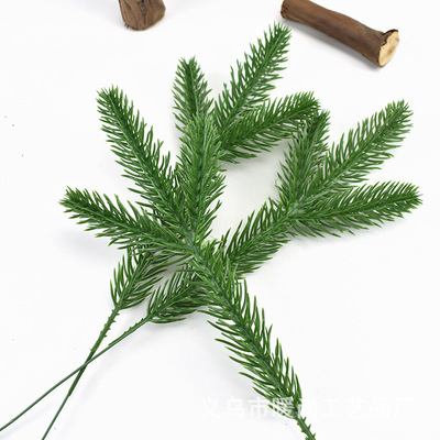 仿真三叉雙面松針