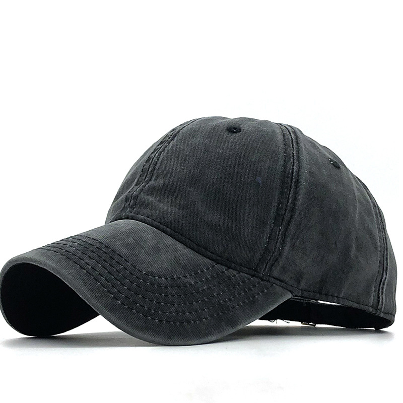 Unisex-Baseballkappe aus Baumwolle im Used-Look, schlichtes Design mit Aufdruck, verstellbar, ideal für Outdoor-Aktivitäten im Frühling, Sommer, Herbst und Winter._voghion.com
