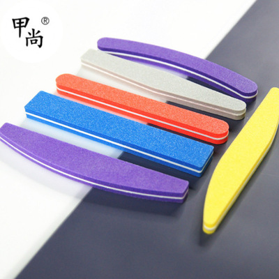 厂家直供高弹打磨海绵挫 双面美甲挫海绵搓条 打磨水洗挫条指甲锉