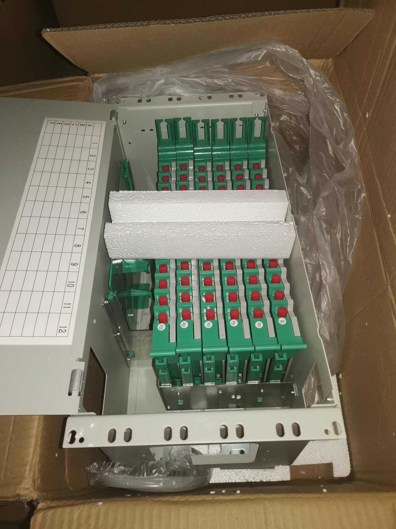 加厚级满配SC FC24芯48芯72芯96ODF光纤配线架单元箱odf子框