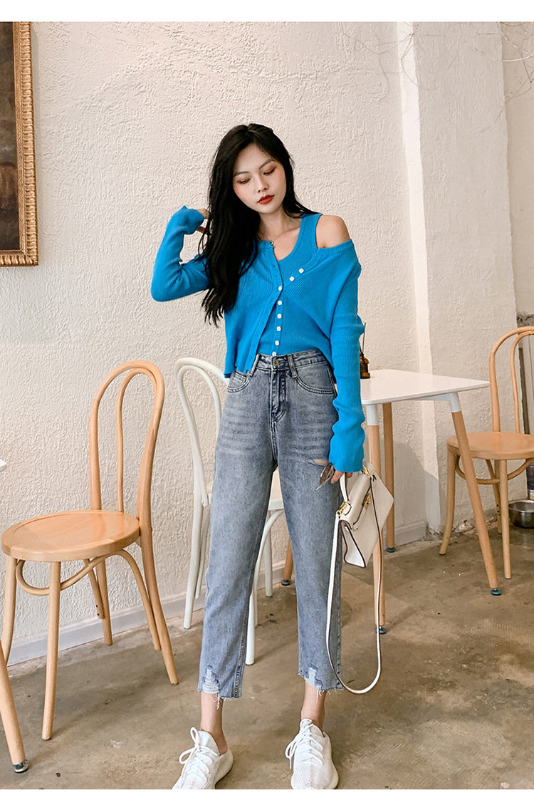 Pantalon léger femme en coton - Ref 3430260 Image 52