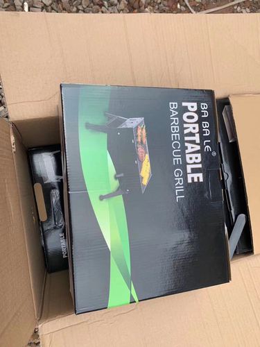 Portable Small Gas Grill Outdoor Folding BBQ Grill Household Charcoal Carbon BBQ Grill BBQ Accessories Gift Wholesale