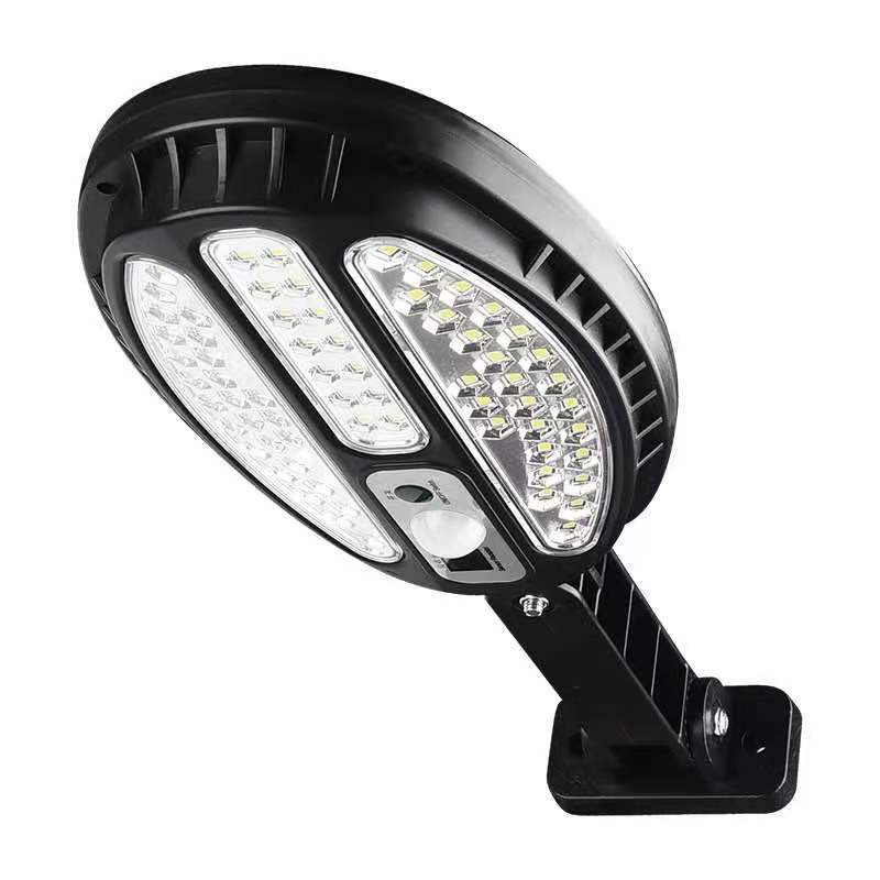 新款一体化太阳能路灯夜间照明公花园照明路户外人体感应庭院墙壁