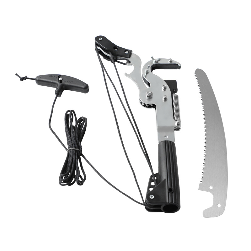 Suministro de fábrica tijeras de rama alta tijeras gigantes de gran altitud que ahorran trabajo de cuatro poleas tijeras de podar de sierra de aire alto