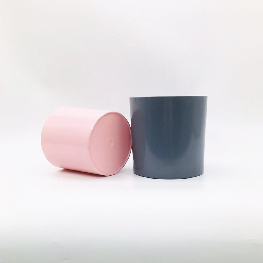 厂家直销马卡龙色系直筒花盆简约北欧风塑料仿瓷多肉植物花盆详情图6