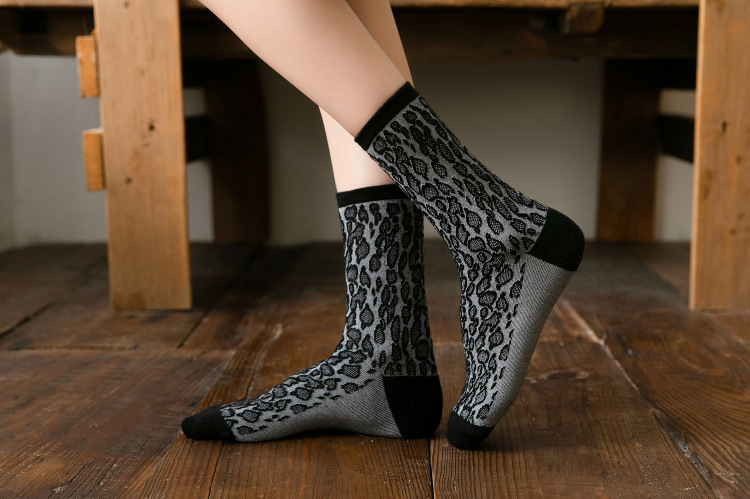 Autumn and winter tube cotton socks running socks NSFN4098