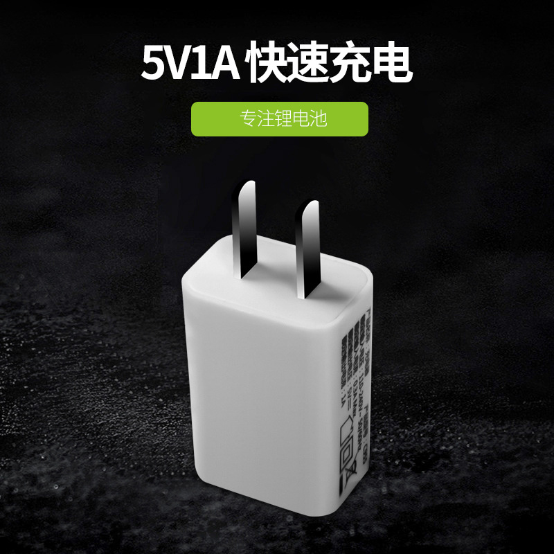 批发 USB充电器 强光手电筒充电头18650锂电池充电器电源适配器5V
