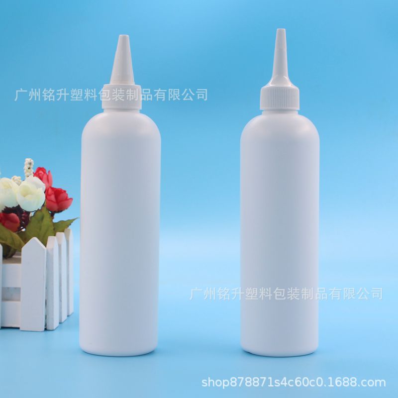 供应300毫升 化工尖嘴瓶 300ml绘画染料塑料瓶 碳粉空瓶 PE材质-/