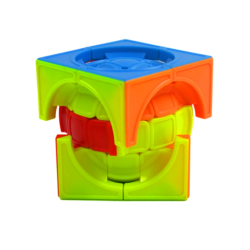 Cubo mágico para niños juguete de inteligencia Cubo mágico para adultos Cubo de descompresión de la yema del dedo