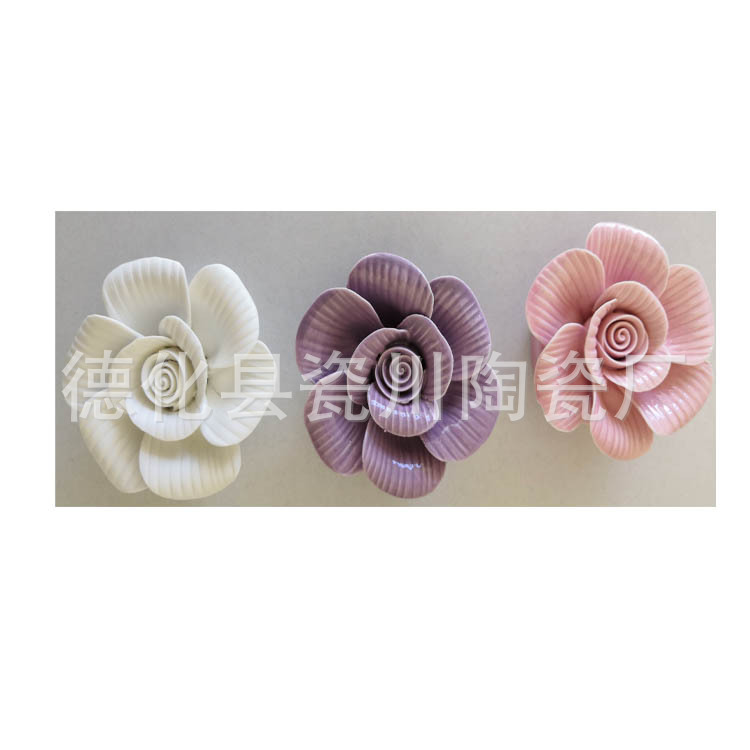 陶瓷花手工捏花