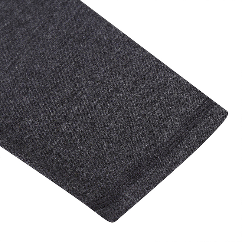 Men's Long Sleeve Base Layer T-shirt Solid Colour Autumn Winter_voghion.com