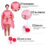 Spherical portable raincoat for traveling