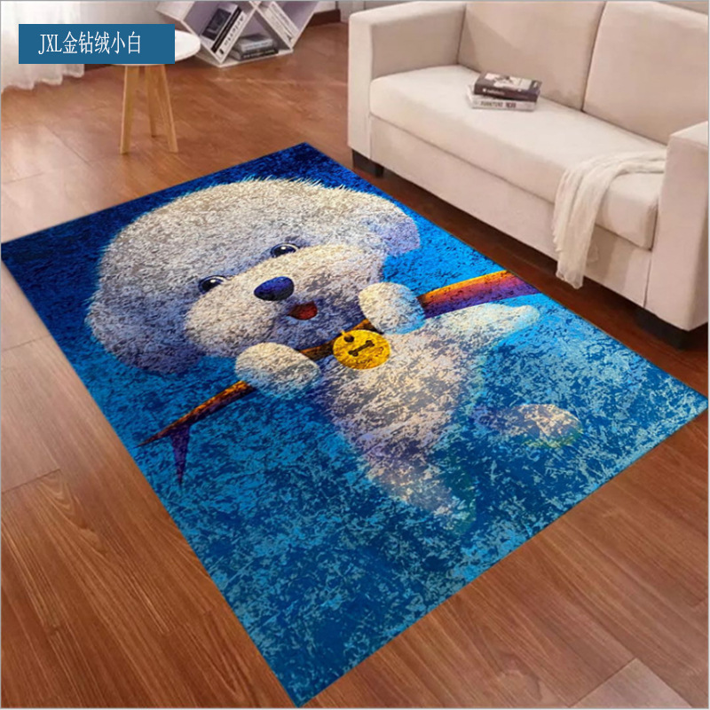 金钻绒地毯,床边毯,客厅地毯
