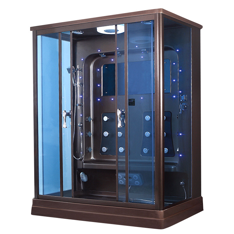Cuarto de ducha integrado nuevo producto control informático acrílico baño de vapor completo gabinete ducha independiente
