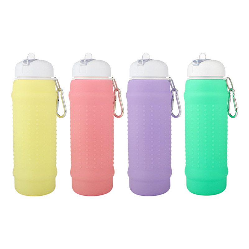 创意硅胶水杯可折叠户外运动用品便携水壶外出旅行水瓶学生水杯