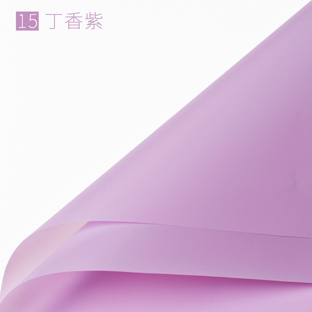 Flower Party Factory al por mayor papel mate de color sólido translúcido papel de embalaje de flores papel de embalaje de flores floristería papel de material de embalaje