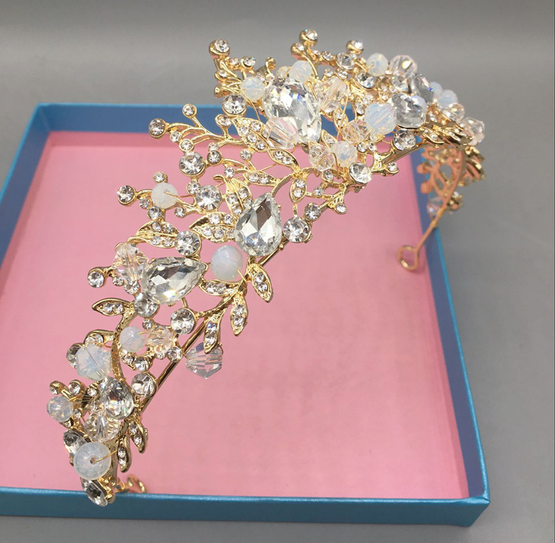 170g Weight Crown Hair Accessories Type 1 Piece Quantity Wedding, Engagement Occasion Alloy Material Crown Pattern All Seasons Season Women's Gender Plating Design Elegant, Streetwear Style Elegant Streetwear Women's Crown Alloy Plating Crown 8