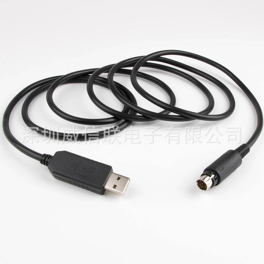Внешнеторговый поставщик CP2102 8P8-пин мужской USB к мини DIN TTL уровень модуль последовательный кабель