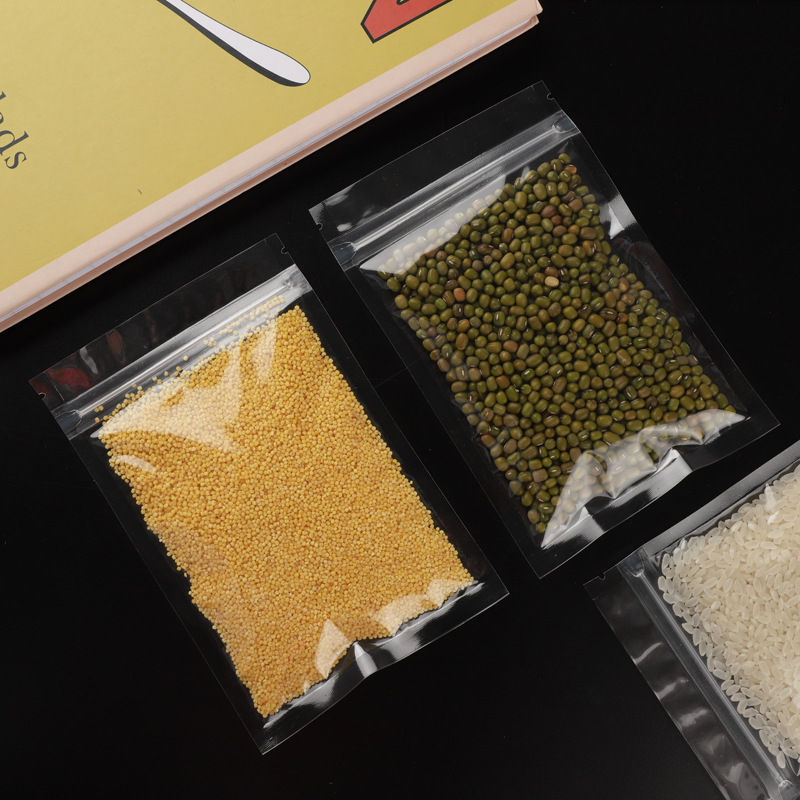 透明包装袋大米瓜子休闲零食袋五谷杂粮干果密实袋食品塑料袋现货