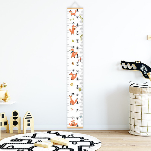 Cross-border best-selling children's height stickers cartoon animal measuring ruler removable artifact measurement Growth Chart