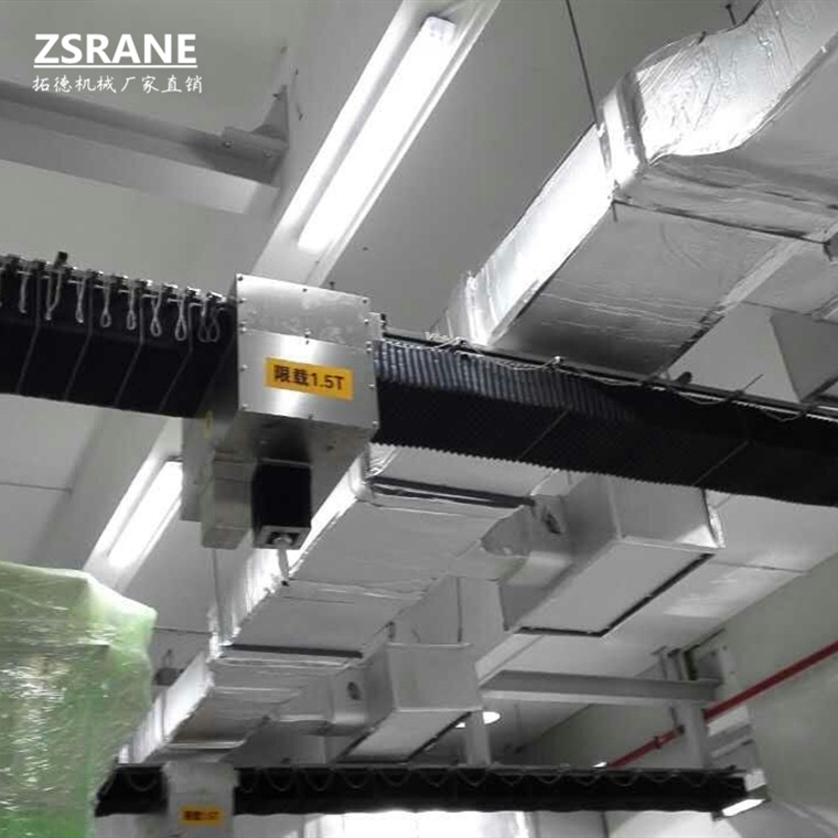 定制无尘车间专用不锈钢防尘罩洁净电动葫芦起重机外露不含铜锌等