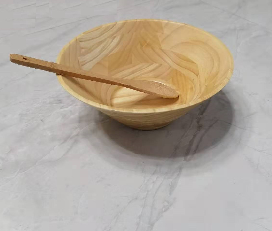 木沙拉碗