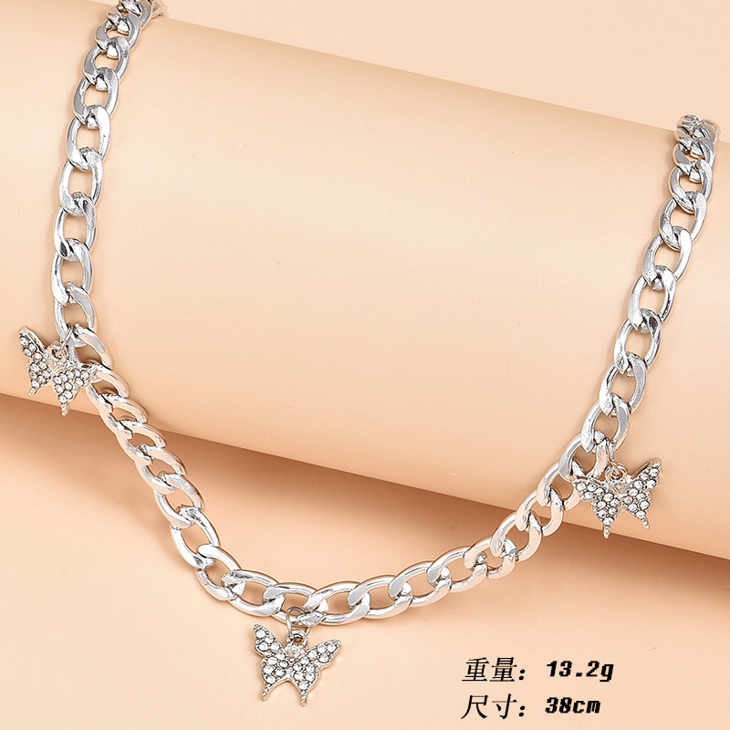 Fashion Women's New Butterfly Pendant Multi-layer Combination Necklace Wholesale display picture 4