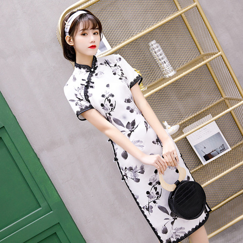 Chinese Dress Qipao for women robe long sexy Retro ress with large size Robes chinoises ress with large size Robes chinoises