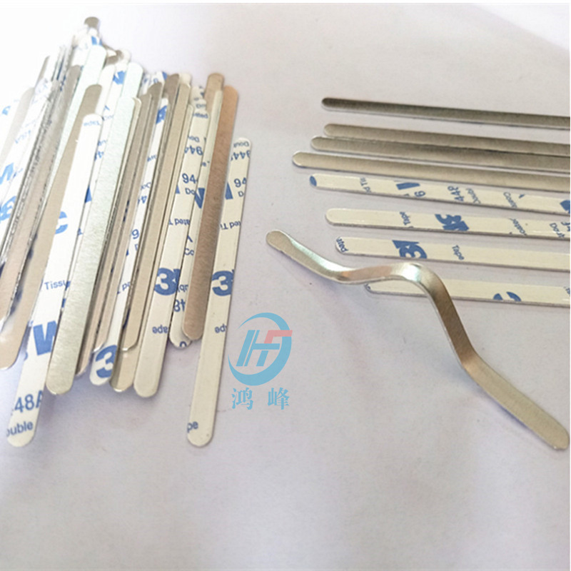 厂家现货供应鼻梁条 鼻梁条铝条 KN95鼻梁夹铝条 口罩铝制鼻梁条