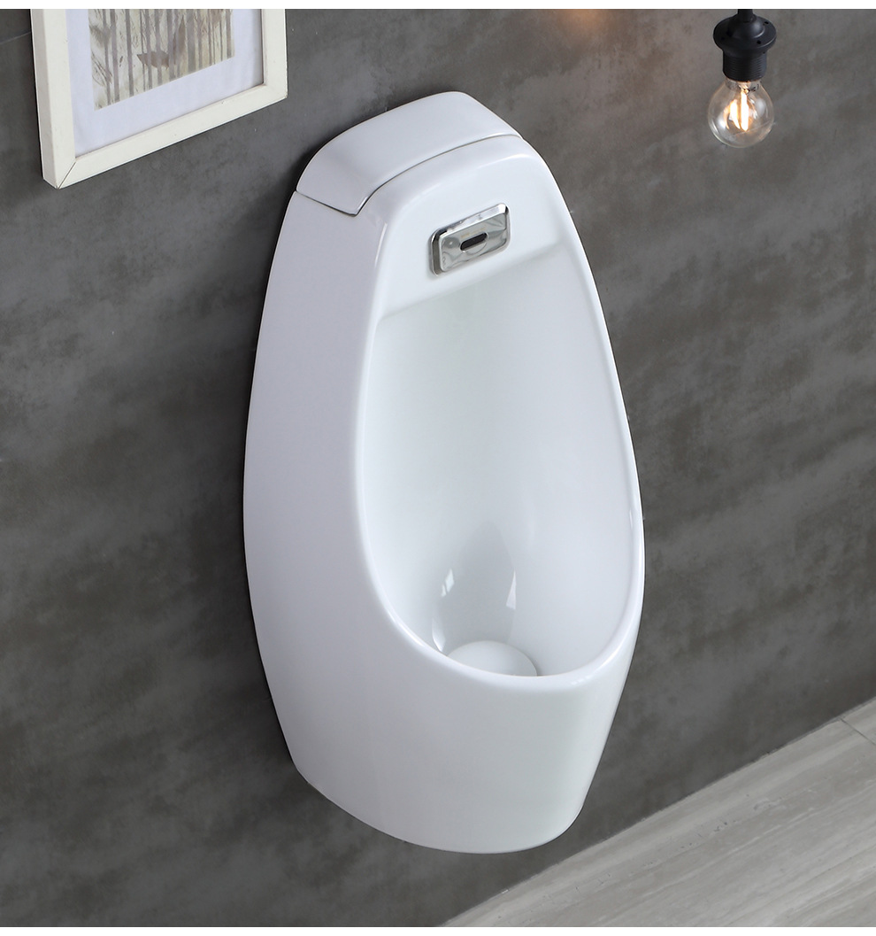 公共卫生间小便器 OEM贴牌定制工程酒店家用式挂墙自动感应小便斗|ms