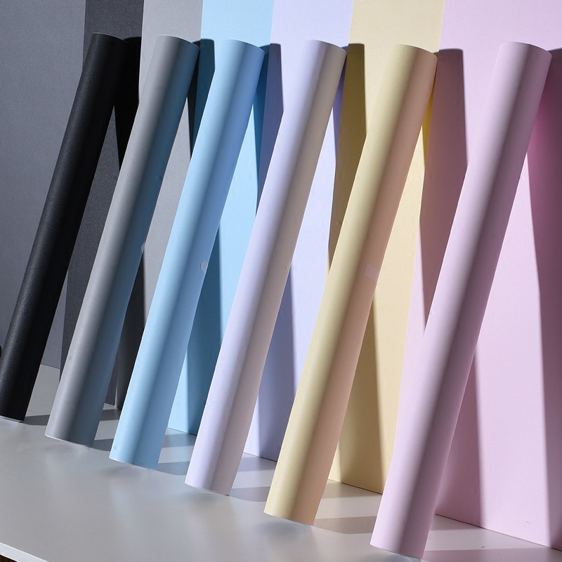 Self-adhesive solid color wallpapers for bedroom