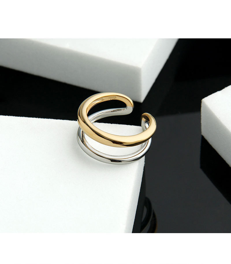Women'S Gender 925 Sterling Silver Geometric Open Ring