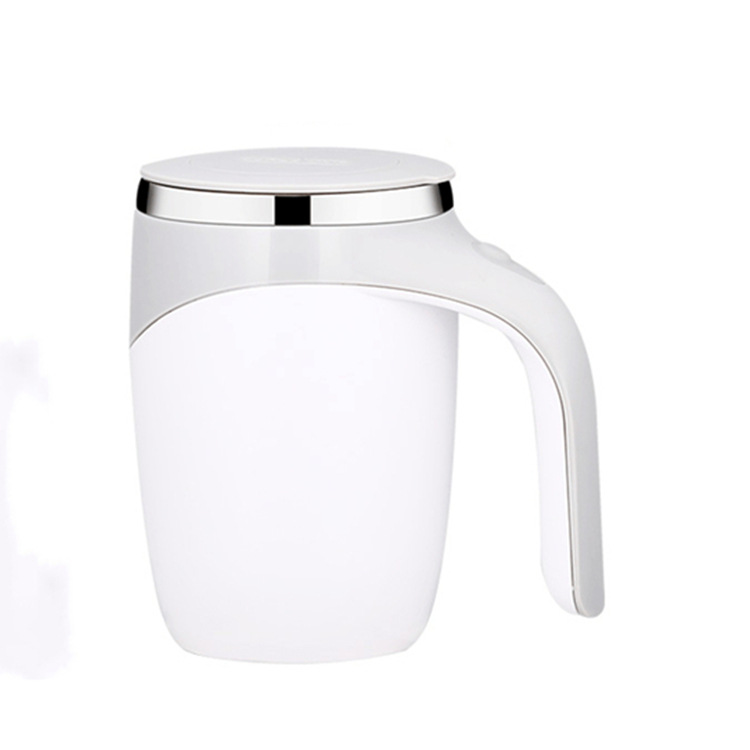 Self Mixing Mug Stainless Steel Automatic Magnetic Coffee Cup_voghion.com