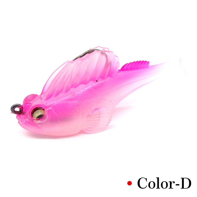 6 Colors Soft Paddle Tail Fishing Lures Saoft baits Soft swimbaits bass trout Fresh Water Fishing Lure