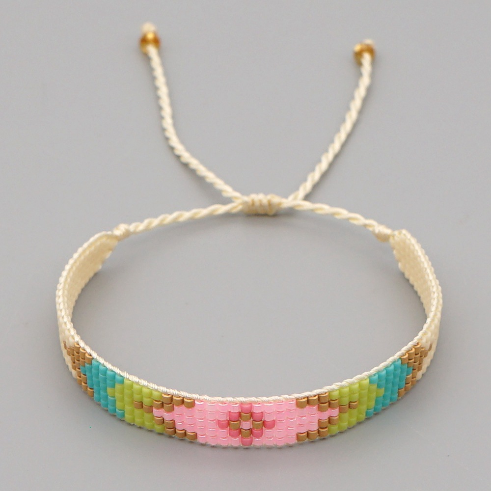 Simple Bohemian Miyuki Rice Bead Bracelet display picture 9