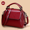 Shoulder bag, fashionable one-shoulder bag, 2023 collection, genuine leather, Korean style