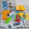 Three dimensional constructor, electric drill, screw, children's brainteaser, variable tools set, early education, in 3d format