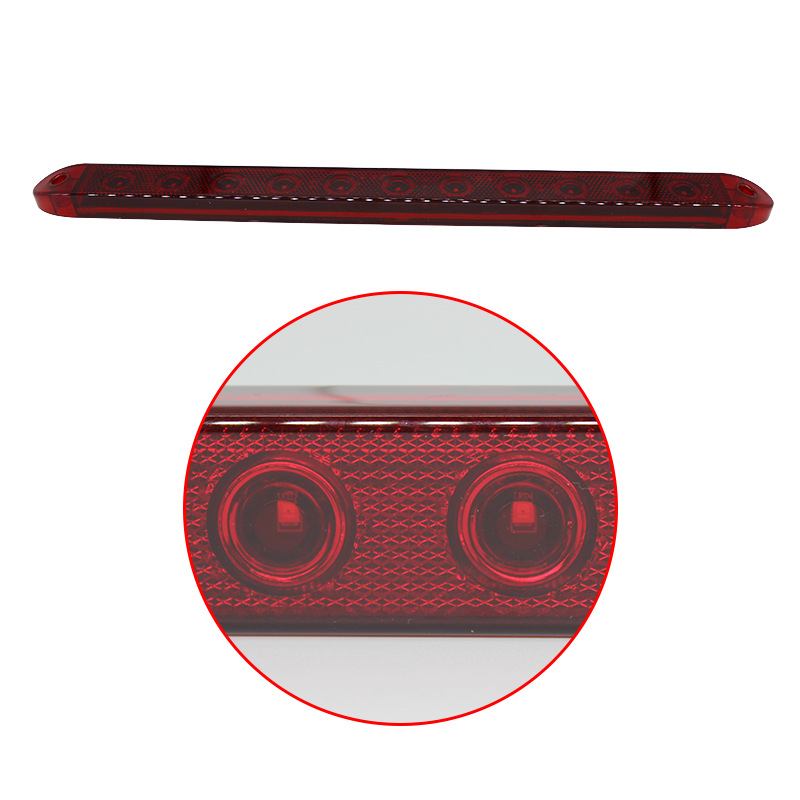 Directo de fábrica Led barra de luz del coche camión universal pequeña luz de advertencia luz trasera luz de freno