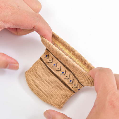 Table leg cover knitted door handle protective cover thickened double layer chair leg wool anti-slip cartoon home protection mat