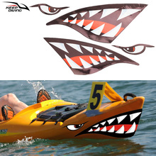 PVC鯊魚嘴貼紙用於皮划艇水上摩托汽車獨木舟SUP槳板等KK-A40