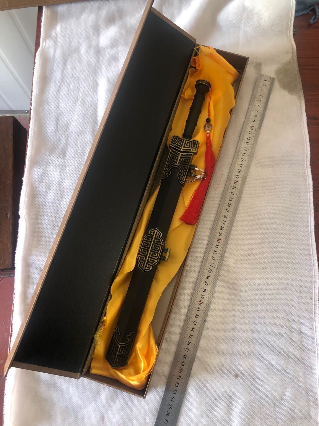The ancient Chinese swords around the cold weapon 48cm Qin Shihuang…