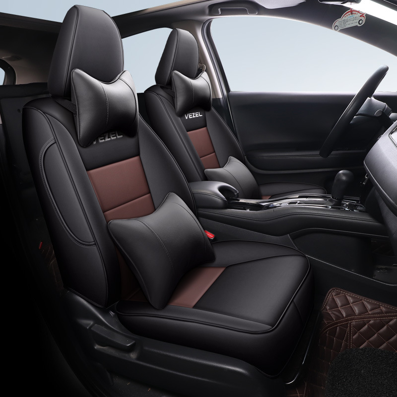 Modelə uyğun (Original) oturacaq örtükləri: Binzhi XE552 Seat Cover - xe552-deluxe-black-coffee-color-for-2023-vezel