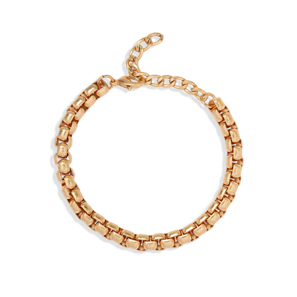 Fashion All-match Alloy Personality Geometric Chain-like Bracelet Set display picture 6